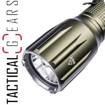 NEXTORCH TA30C MAX (CG) CARBON GREEN 3000 LUMEN TAKTISCHE LED TASCHENLAMPE MIT NANO- KERAMIK GLASBRECHER UND STROBOSKOPFUMKTION